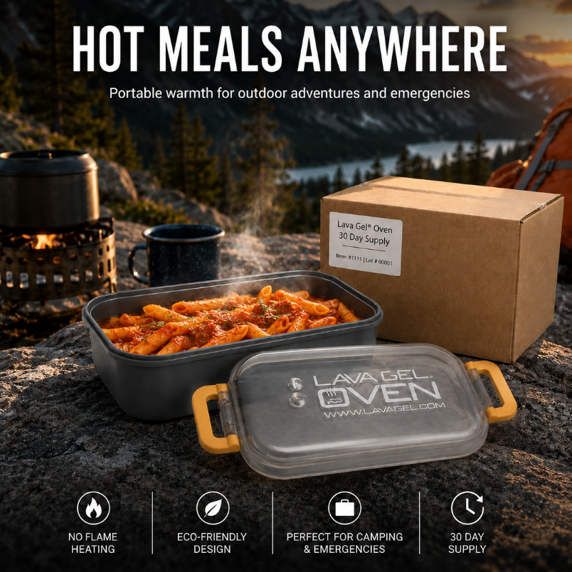 ●	hot food without electricity