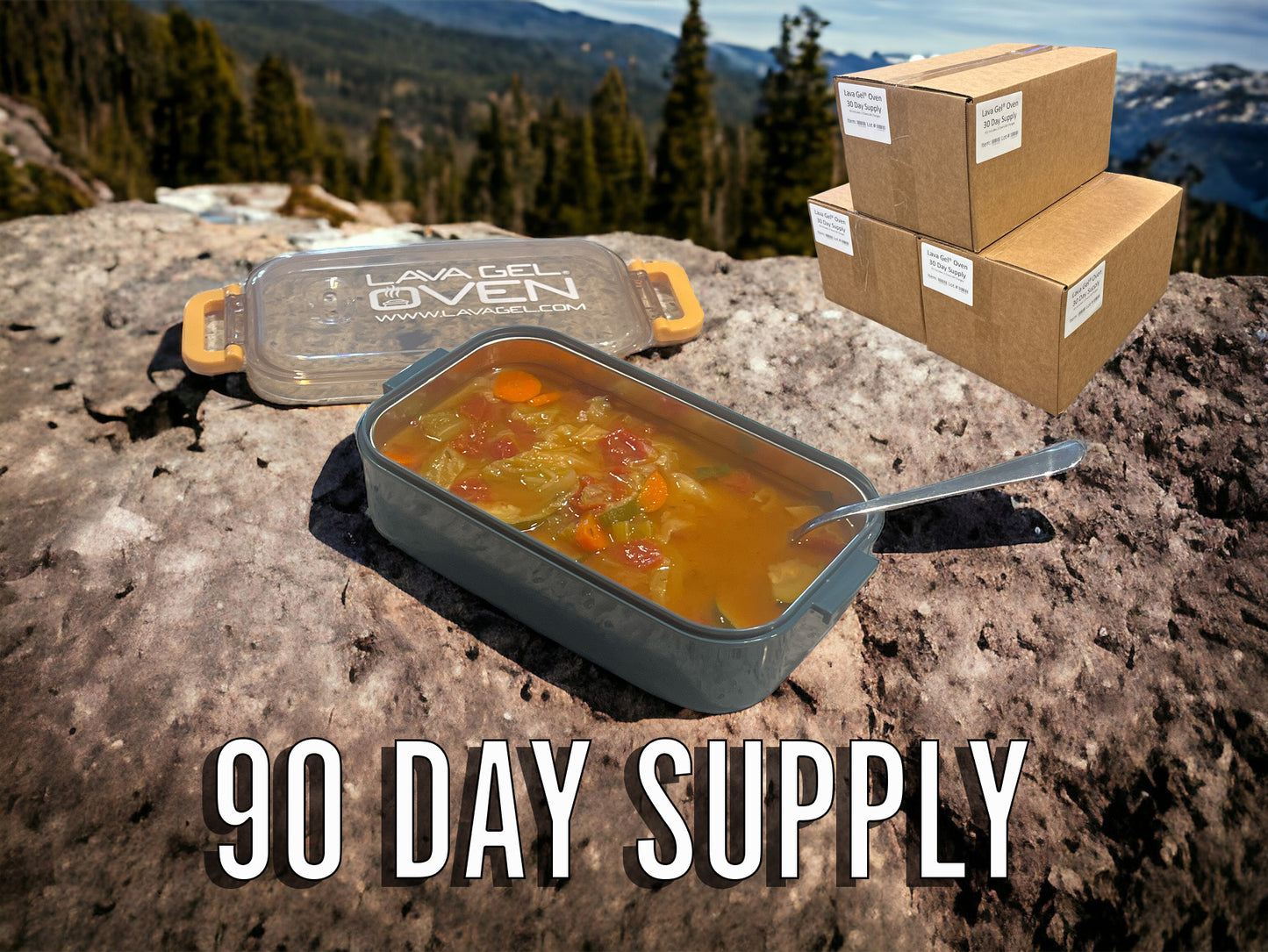 90 Day Supply - Flame Free Food Heaters